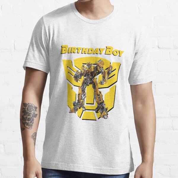 Bumblebee Transformers Birthday Boy Sticker for Sale by