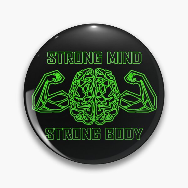 Item preview, Strong Mind Strong Body light green stroke designed and sold by SnowCristal2021.