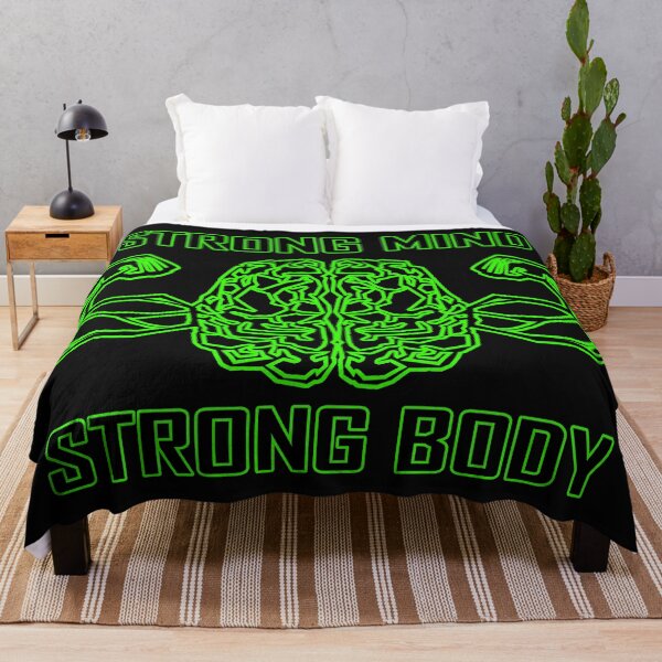 Item preview, Strong Mind Strong Body light green stroke designed and sold by SnowCristal2021.