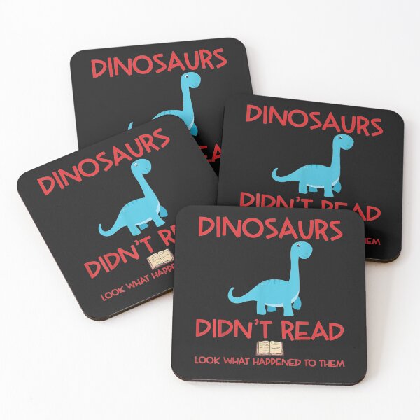 Item preview, Dinosaurs Didn't Read Look What Happened To Them - Teachers T-Shirt designed and sold by Lukifo-Tender.