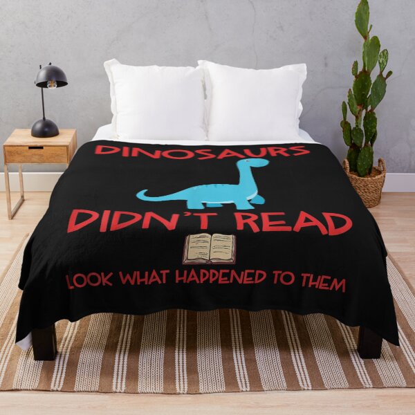 Item preview, Dinosaurs Didn't Read Look What Happened To Them - Teachers T-Shirt designed and sold by Lukifo-Tender.