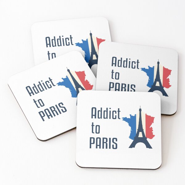 Item preview, Addicted to Paris with Eiffel tower background designed and sold by Kittiyaporn1027.