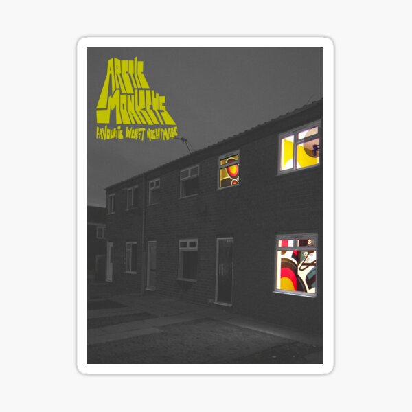 Windows to night Sticker