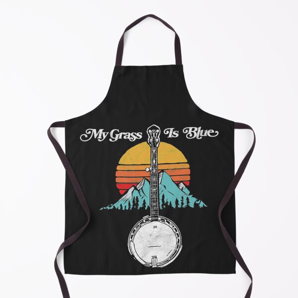 Item preview, My Grass is Blue Retro Rocky Mountain Banjo designed and sold by LacyOrn.