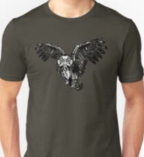 Skeletowl BW Unisex T-Shirt