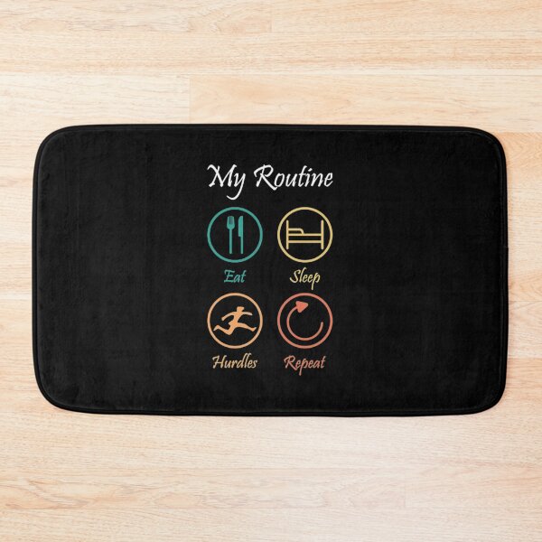 Item preview, Eat Sleep Hurdles Repeat designed and sold by MaeAlfred.