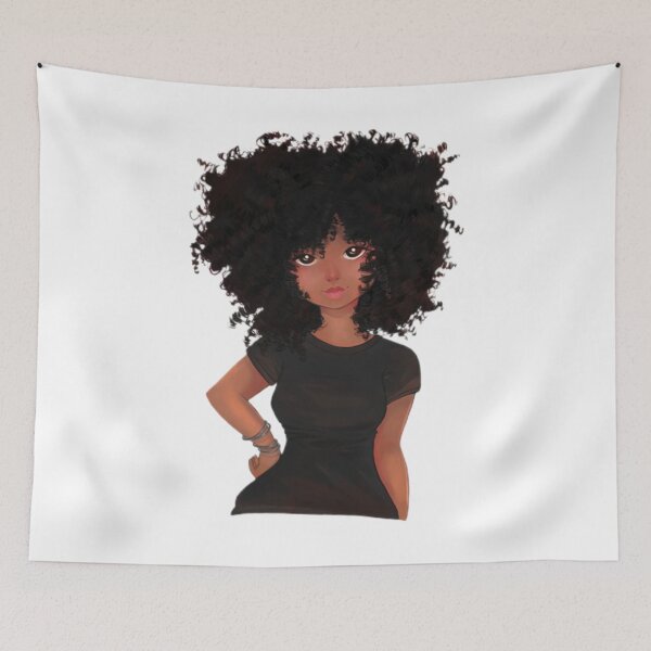 Item preview, Naturally Curly Brown Skinned Woman designed and sold by FloresClifton.