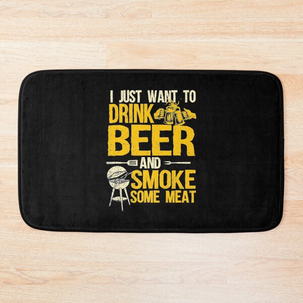 Item preview, Barbecue Smoking Pitmaster Design Drink Beer Smoke Meat BBQ designed and sold by ArixMoore.