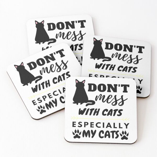 Item preview, Don't Mess With Cats designed and sold by GiveMePaws.