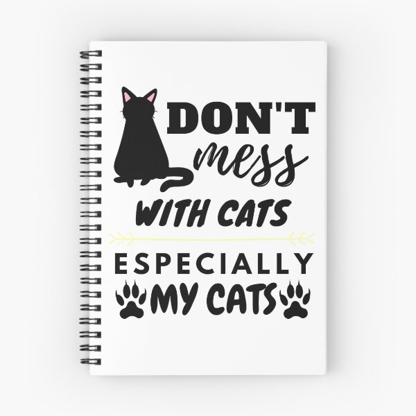 Item preview, Don't Mess With Cats designed and sold by GiveMePaws.