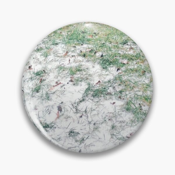 Item preview, Green grass covered with first snow designed and sold by helenkaiy.