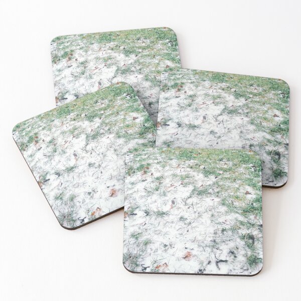 Item preview, Green grass covered with first snow designed and sold by helenkaiy.