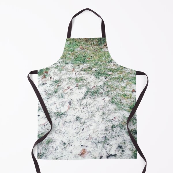 Item preview, Green grass covered with first snow designed and sold by helenkaiy.