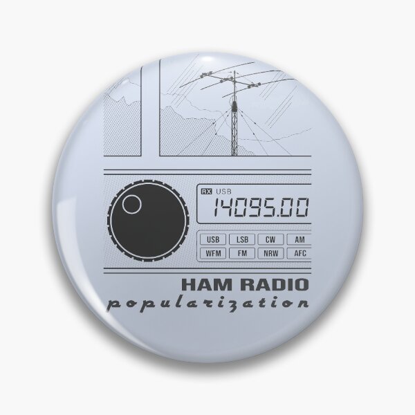 Item preview, HAM Radio Popularization (dark-grey lines) designed and sold by tuzlay.