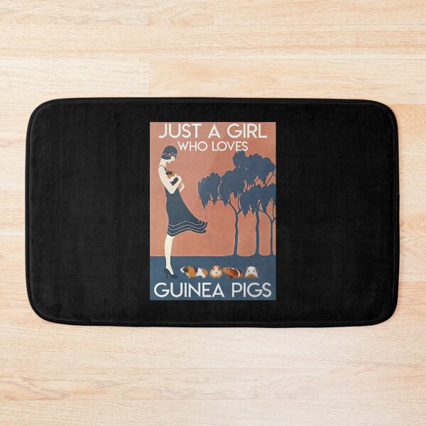 Item preview, Just A Girl Who Loves Guinea Pigs Poster designed and sold by normatrina42x.