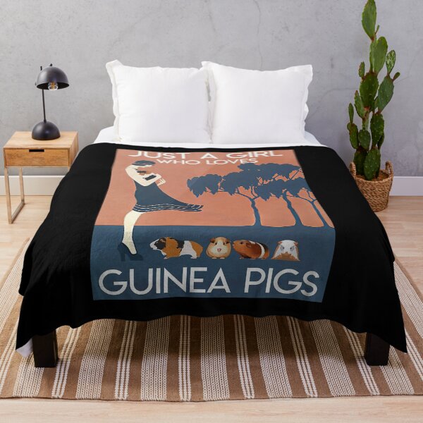 Item preview, Just A Girl Who Loves Guinea Pigs Poster designed and sold by normatrina42x.
