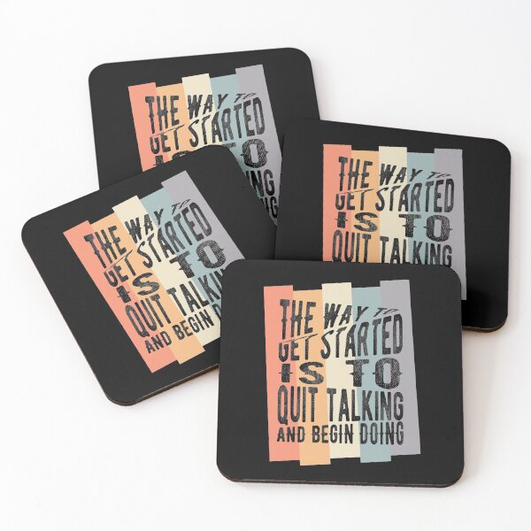 Item preview, The Way To Get Started Is To Quit Talking And Begin Doing designed and sold by samah82.