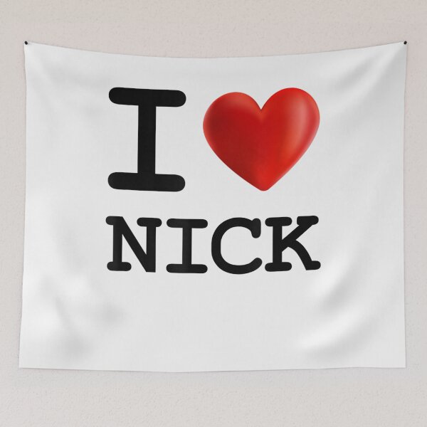 Item preview, I Love NICK Heart Name T Shirt Gift designed and sold by Lukifo-Tender.
