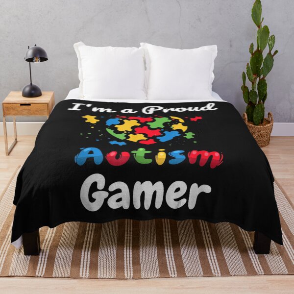 Item preview, I'm A Proud Autism Gamer _ Kids Youth Heart Gifts T-Shirt designed and sold by Lukifo-Tender.