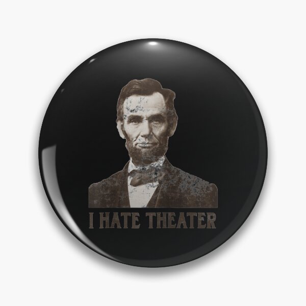 Item preview, I Hate Theater Abraham Lincoln Head Shot Raglan Baseball Tee designed and sold by Lukifo-Tender.