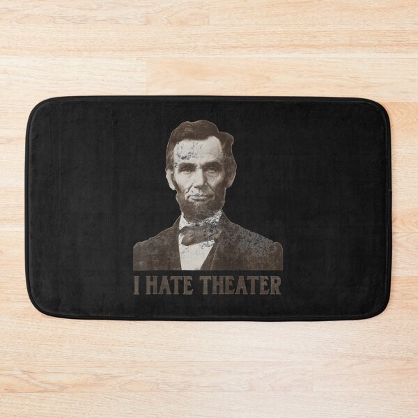 Item preview, I Hate Theater Abraham Lincoln Head Shot Raglan Baseball Tee designed and sold by Lukifo-Tender.