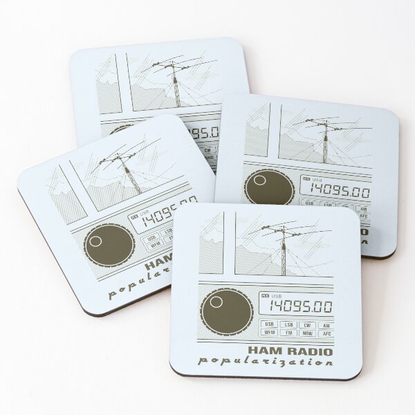 Item preview, HAM Radio Popularization (dark-brown lines) designed and sold by tuzlay.