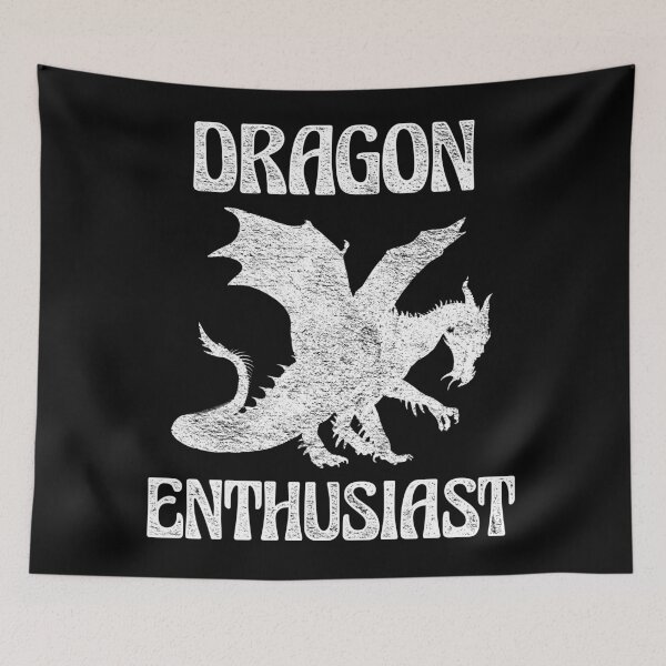 Item preview, Dragon Enthusiast Retro Vintage Grunge designed and sold by WPahat.