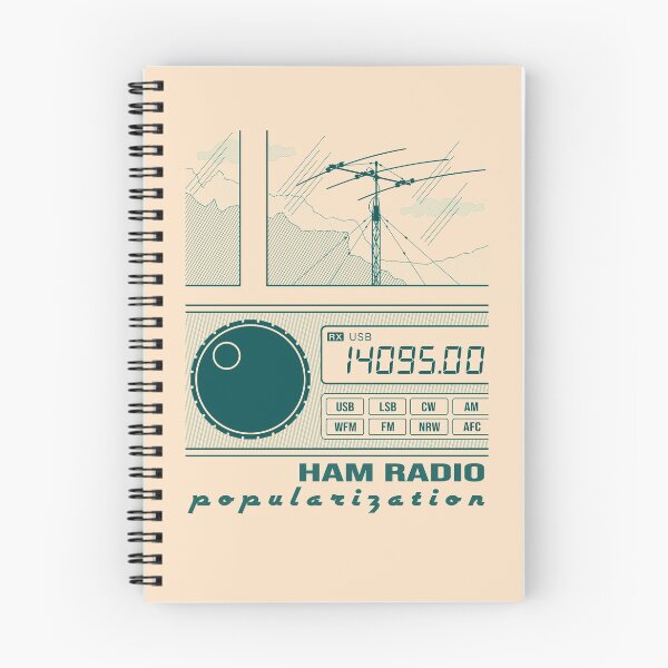 Item preview, HAM Radio Popularization (dark-cyan lines) designed and sold by tuzlay.