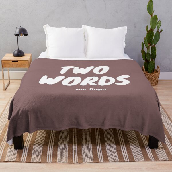 Item preview, Two words and one finger  designed and sold by Toothless-3377.