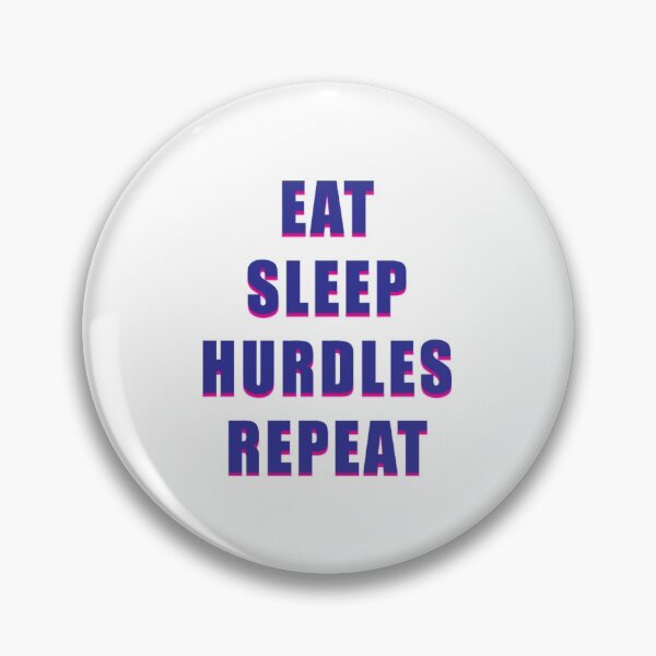 Item preview, Eat Sleep Hurdles Repeat  designed and sold by MaeAlfred.
