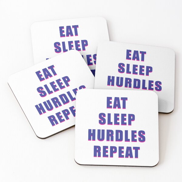 Item preview, Eat Sleep Hurdles Repeat  designed and sold by MaeAlfred.