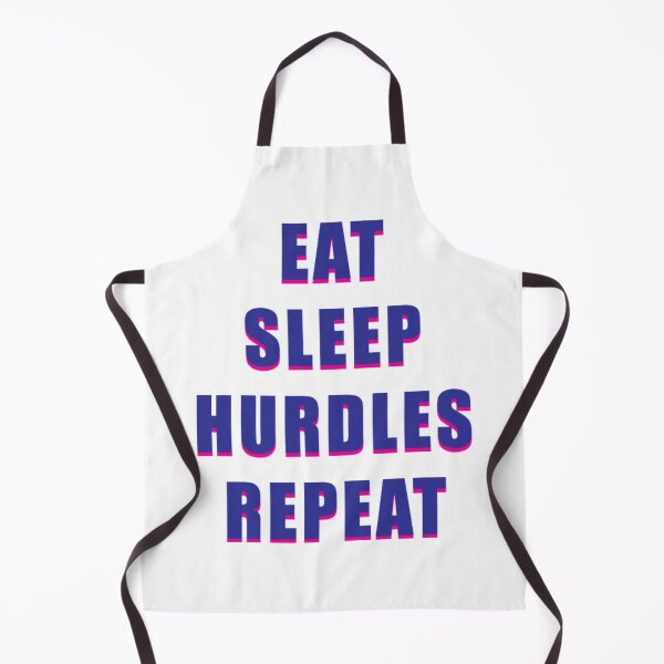 Item preview, Eat Sleep Hurdles Repeat designed and sold by MaeAlfred.