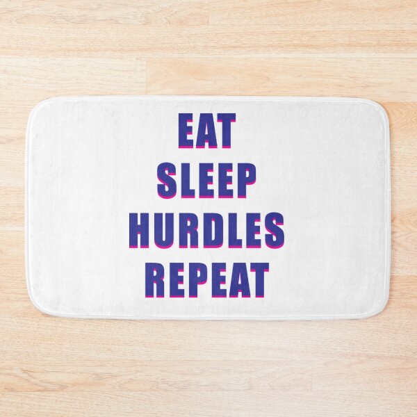Item preview, Eat Sleep Hurdles Repeat  designed and sold by MaeAlfred.