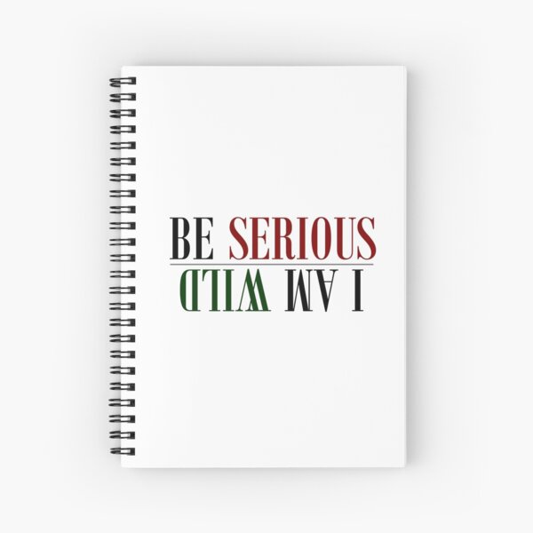 I Am Wild Spiral Notebook