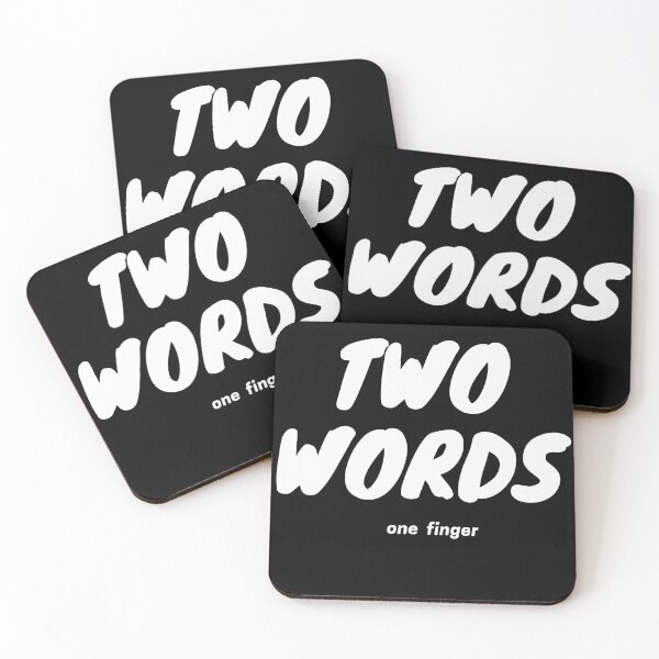 Item preview, Two words and one finger  designed and sold by Toothless-3377.