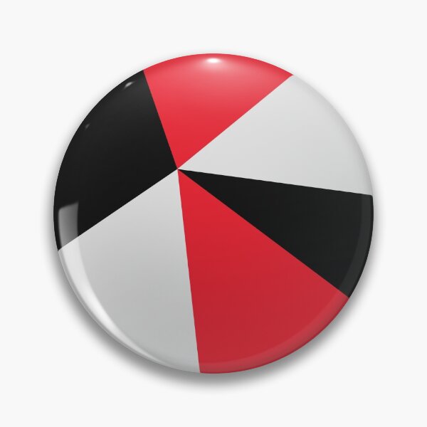 Item preview, Red And Black Rays, Minimalist Abstract Triangles designed and sold by Little Idiot.