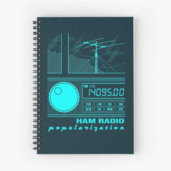 Artikelvorschau, HAM Radio Popularisierung (Cyan-Linien) entworfen und verkauft von tuzlay.