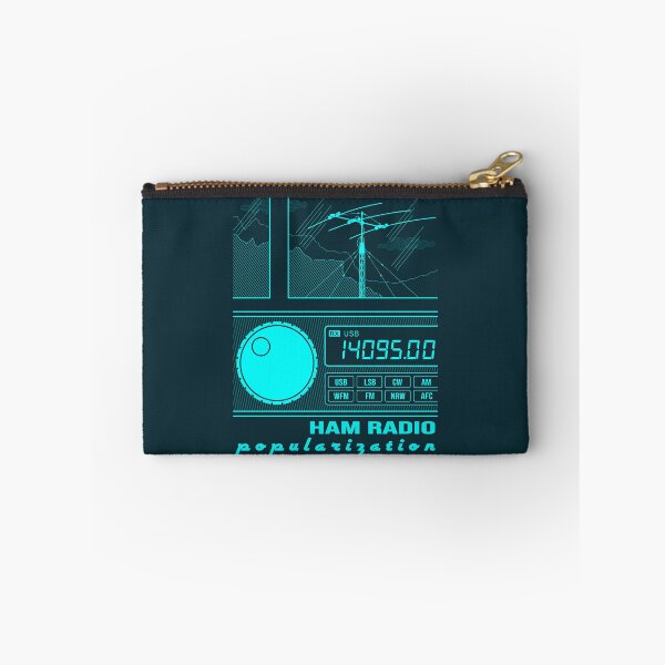 Item preview, HAM Radio Popularization (cyan lines) designed and sold by tuzlay.