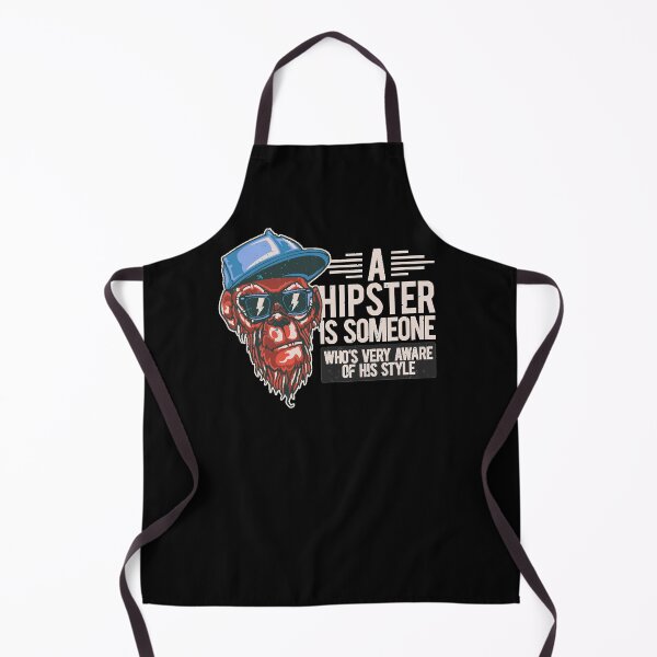 Item preview, Funny hipster monkey designed and sold by WEARPARTS.