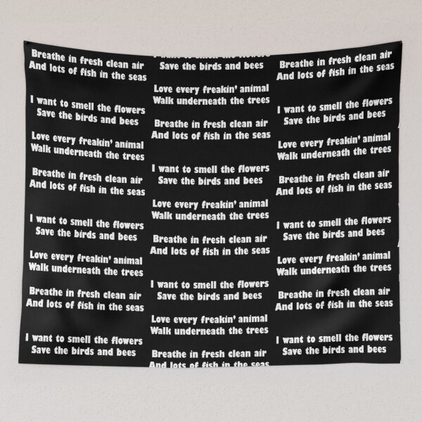 Item preview, Earth poem white designed and sold by Annelizard.