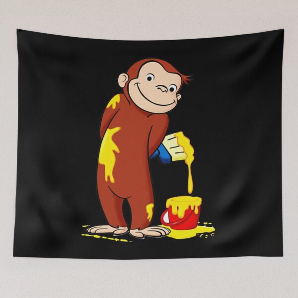 Item preview, Curious George monkey with yellow designed and sold by GeorgeFan.