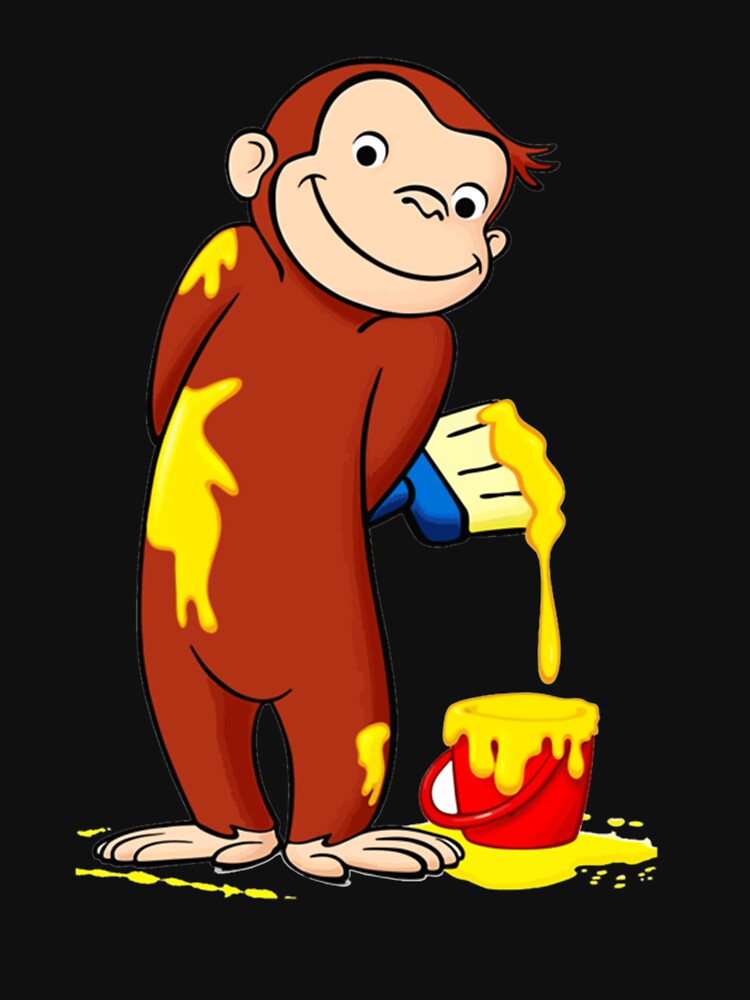 Curious George monkey with yellow