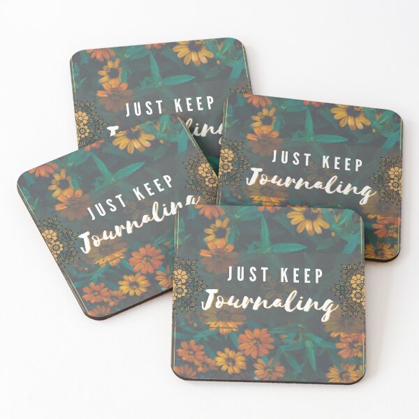 Item preview, Just keep journaling, Flower garden, Mental Health Matter, Mental Health Day, fashinable Graphic T-Shirts, Sticker, Magnets, Card, Poster, Tapestry, Print Clothing, Pillows, Totes, LaptopSkin, Scarve, designed and sold by SpiralStairShop.