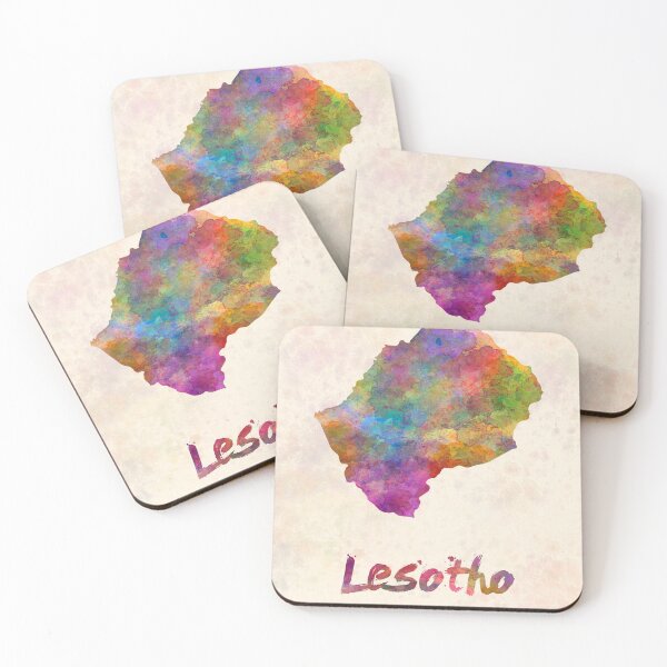 Item preview, Lesotho in watercolor designed and sold by paulrommer.