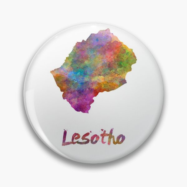 Item preview, Lesotho in watercolor designed and sold by paulrommer.