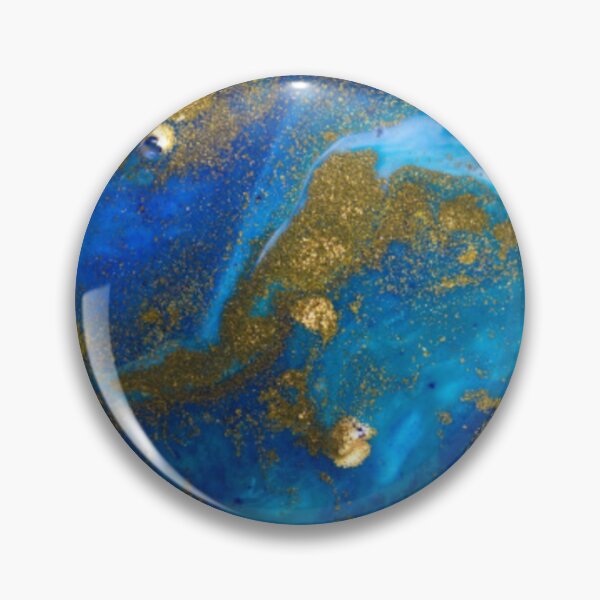 Item preview, Gold Blue Marbling Marble designed and sold by ZaydounStark.
