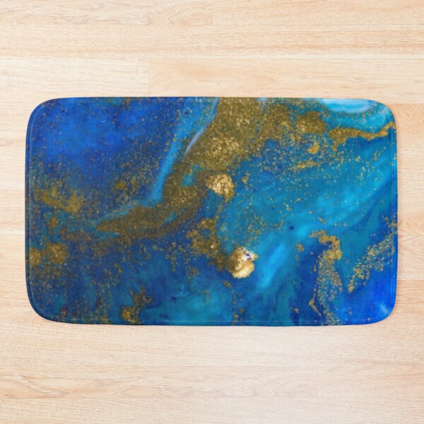 Item preview, Gold Blue Marbling Marble designed and sold by ZaydounStark.
