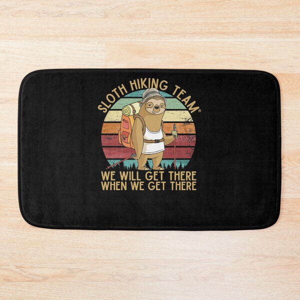 Item preview, Sloth Hiking Team - We will get there, when we get there, Funny Vintage designed and sold by WEARPARTS.