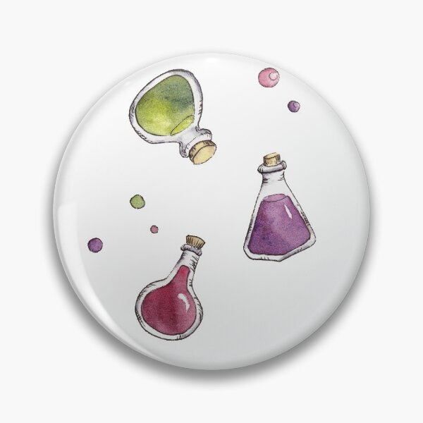 Item preview, Magical witch potions bottles designed and sold by EylianaPainting.