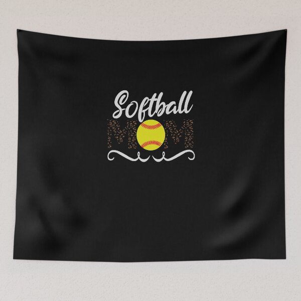 Item preview, Softball Mom Leopard Pattern Vintage Softball Lovers Gift designed and sold by WEARPARTS.